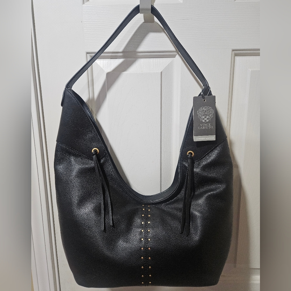 Vince Camuto Black Hobo Bag